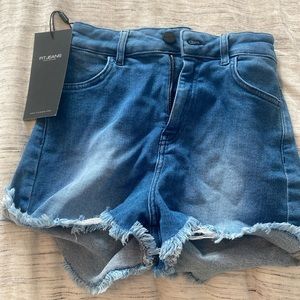 NWT fitjeans shorts, high waisted